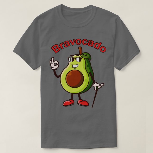 Bravocado Funny Avocado Pub 1 T-Shirt (Design vorne)