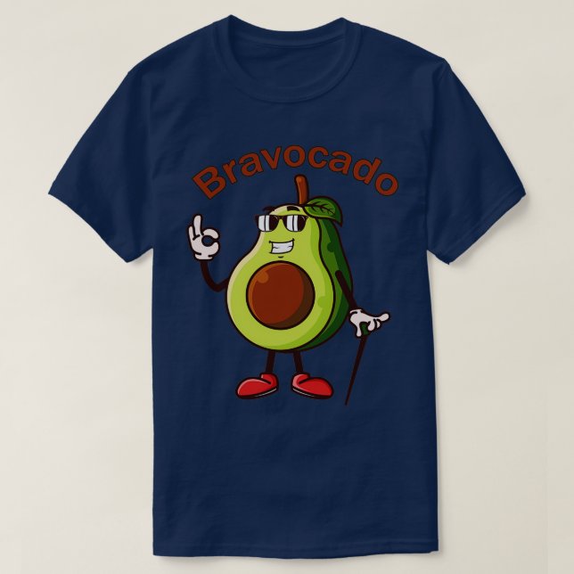 Bravocado Funny Avocado Pub 3 T-Shirt (Design vorne)