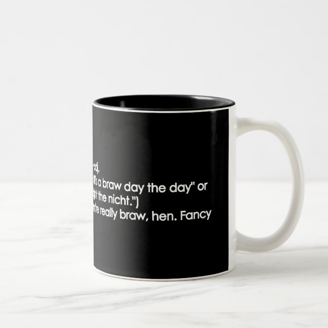 Braw Zweifarbige Tasse (Rechts)