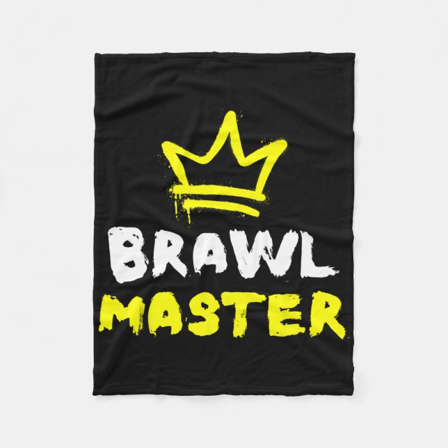 Brawl Master Gamer Gaming Brawler Brawl 1  Fleecedecke (Vorderseite)
