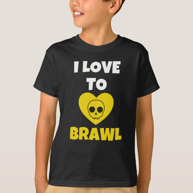 Brawling Brawl Showdown Stars Gaming T-Shirt (Vorderseite)