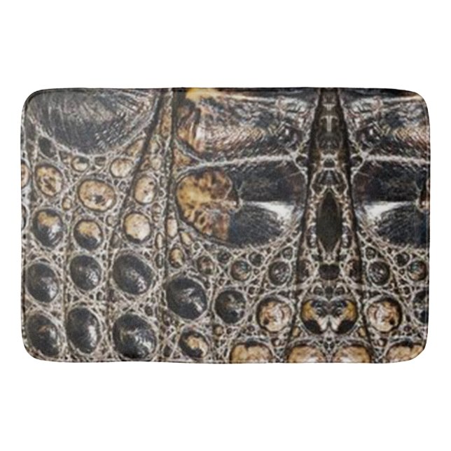 Brawn American Alligator Skin Texture Badematte (Vorderseite)