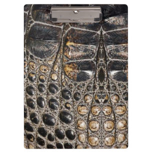 Brawn American Alligator Skin Texture Klemmbrett