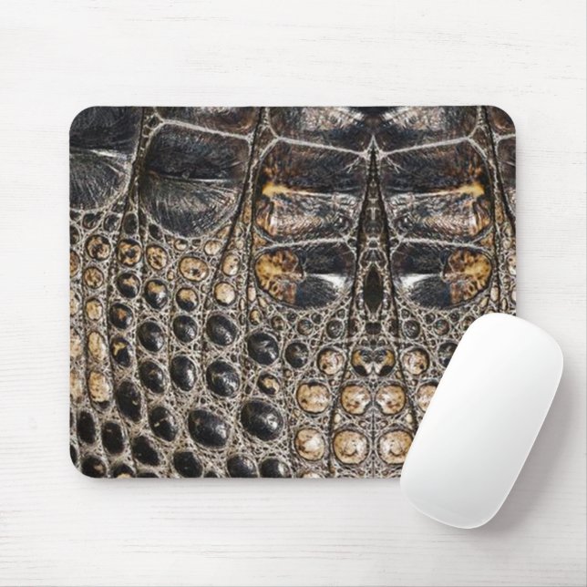 Brawn American Alligator Skin Texture Mousepad (Mit Mouse)