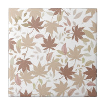 Brawn Autumn Floral Blätter Y2K Muster