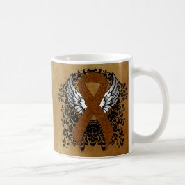 Brawn Awareness Ribbon mit Flügeln Kaffeetasse
