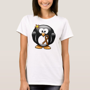 Brawn Awareness Ribbon Penguin T-Shirt