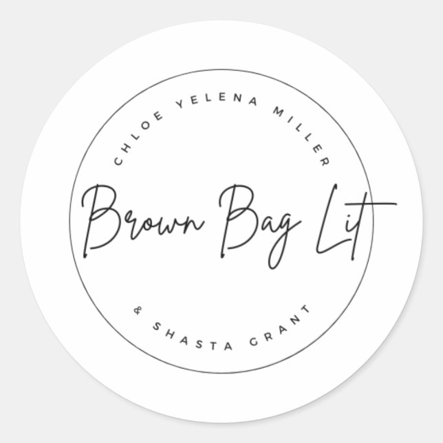 Brawn Bag Lit Vinyl Stickers (Vorderseite)