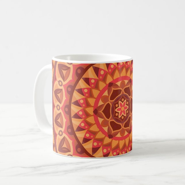 Brawn Base Mandala Tasse (Vorderseite Links)