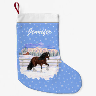 Brawn Bay Sinti und Roma Vanner Pferdefüsse im Sch Kleiner Weihnachtsstrumpf