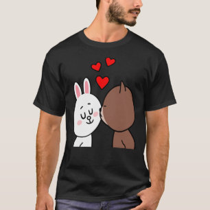 Brawn Bear Cony Bunny Rabbit The Kiss Lightweigh T-Shirt