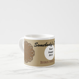 Brawn Blume Ribbon Template von Kenneth Yoncich Espressotasse