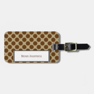 Brawn Blume Ribbon Template von Kenneth Yoncich Gepäckanhänger