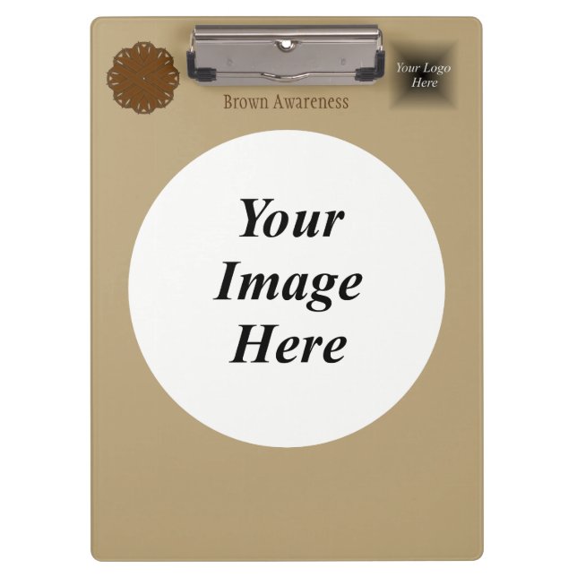 Brawn Blume Ribbon Template von Kenneth Yoncich Klemmbrett (Vorderseite)