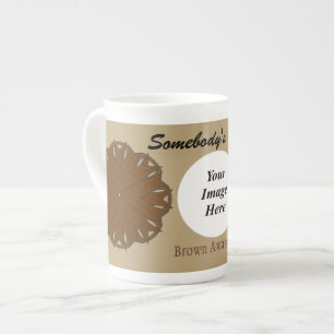 Brawn Blume Ribbon Template von Kenneth Yoncich Prozellantasse