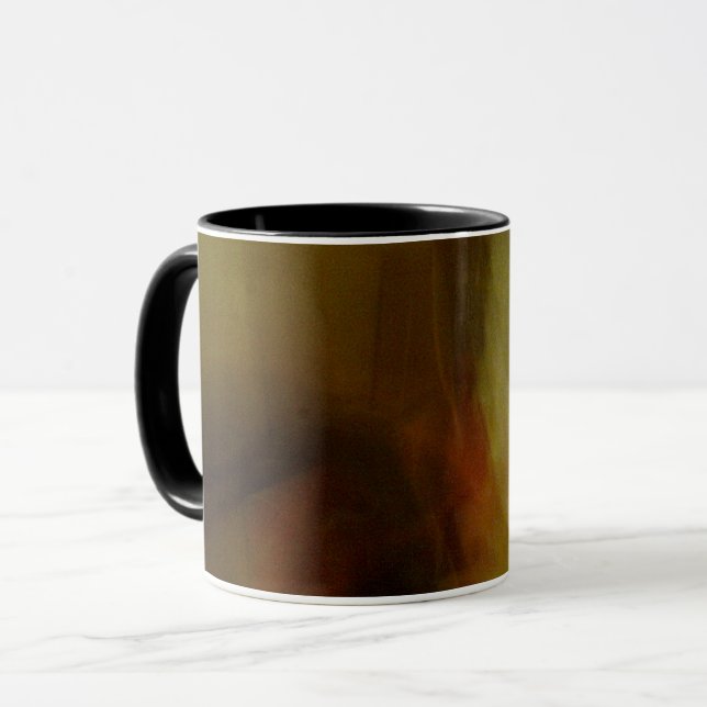 Brawn Blur Hintergrund Coffee Tasse (Vorderseite Links)