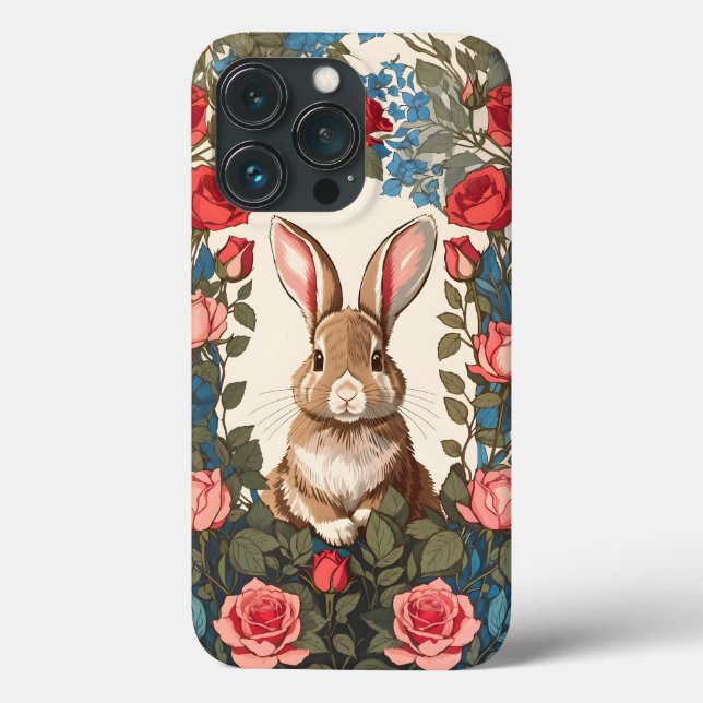 Brawn Bunny Rosen Garden Case-Mate iPhone Hülle (Rückseite)