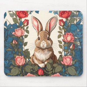 Brawn Bunny Rosen Garden Mousepad