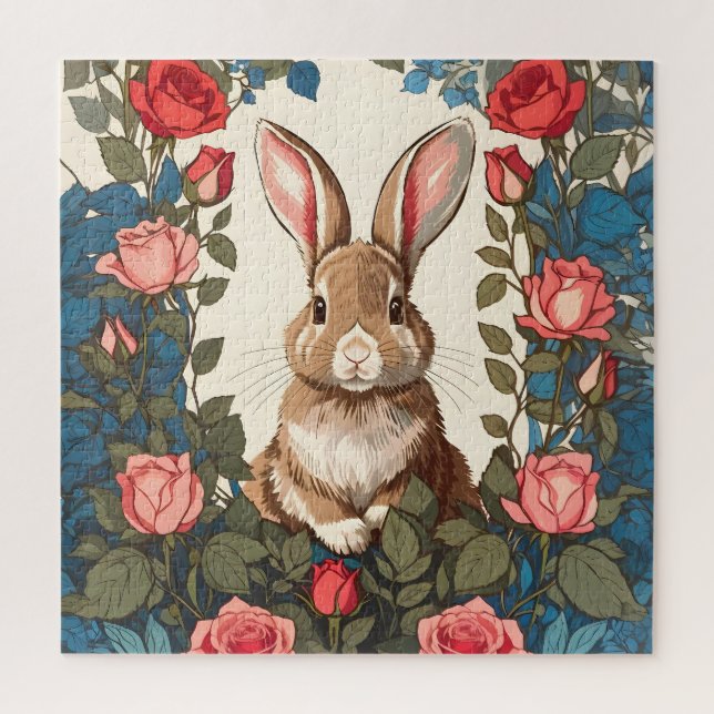 Brawn Bunny Rosen Garden Puzzle (Vertikal)