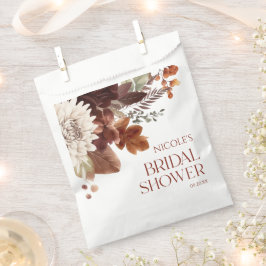 Brawn Burgundy Fall Liebe Blumenkohl Brautparty Geschenktütchen