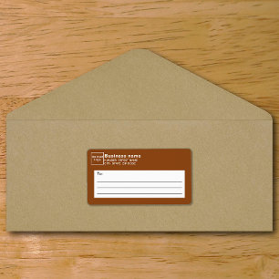 Brawn Business Shipping Label