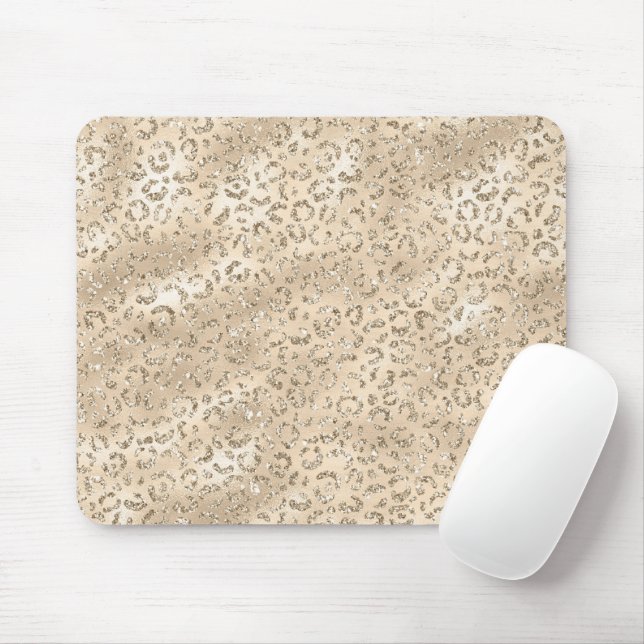 Brawn Cheetah Leopard Skin Print Muster Tier Mousepad (Mit Mouse)