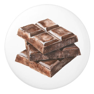 Brawn Chocolate Candy Bars Keramikknauf