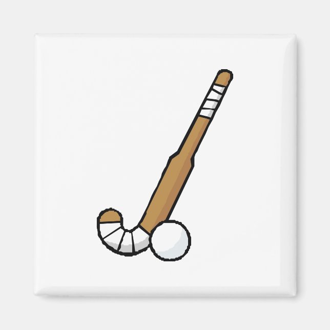 Brawn Field Hockey Stick Magnet (Vorne)