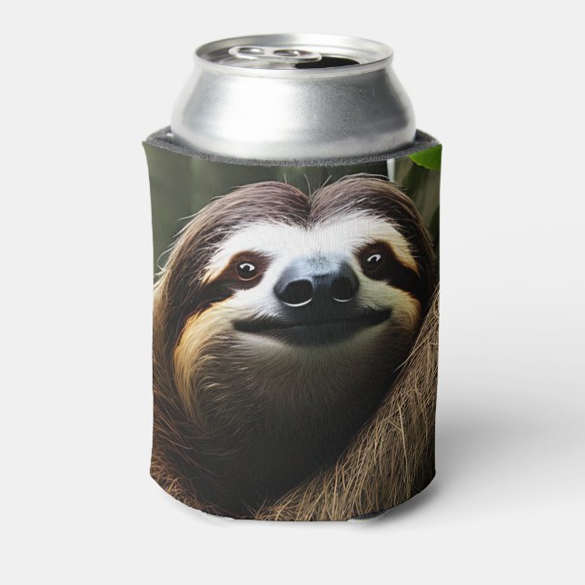 Brawn Fuzzy Sloth, Can Cooler Dosenkühler (Kanne Rückseite)