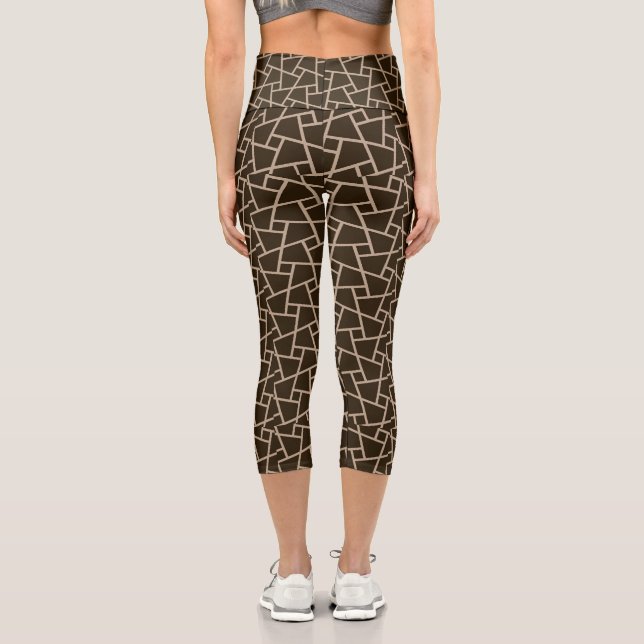 Brawn Geometric Capri Leggings (Rückseite)