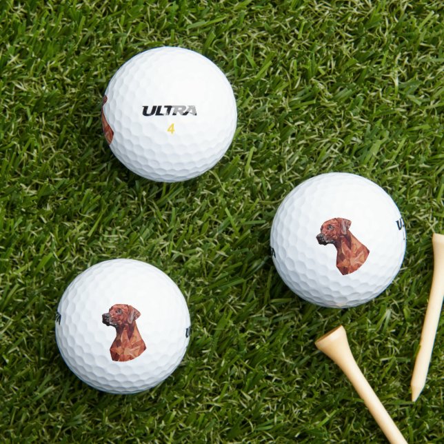 Brawn Geometric Dog Golfball (Insitu Gras)