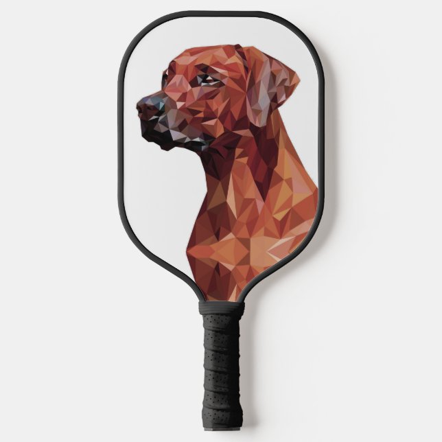 Brawn Geometric Dog Pickleball Schläger (Vorderseite)