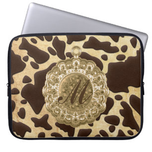 Brawn & Gold Animal Print Anticharm Laptopschutzhülle