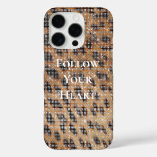Brawn Leopard Animal Print Sparkon iPhone 16 Pro Hülle