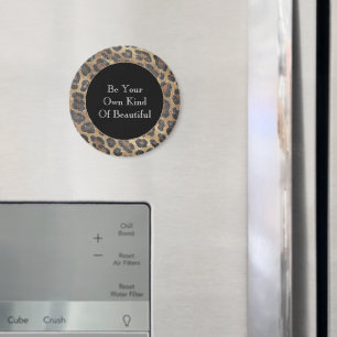 Brawn Leopard Animal Sparkle Magnet