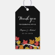 Brawn Maple Leaf Herbstblatt Hochzeitstag