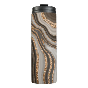Brawn Marble Gold Vintages Design Thermosbecher