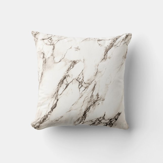 Brawn Marble Look Kissen (Vorderseite)