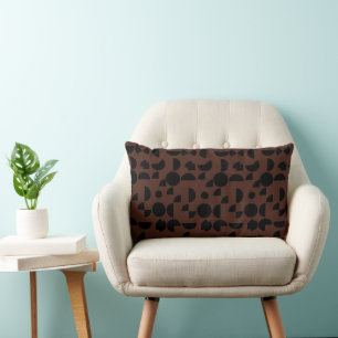 Brawn Modern Elegant Geometric Tribal Lendenkissen