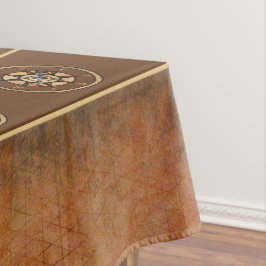 Brawn Nautic Rustic Compass Design Tischdecke