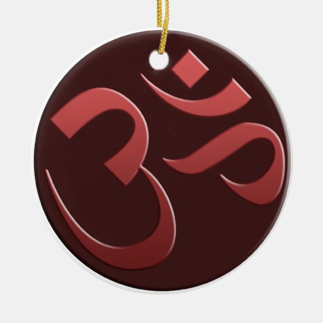 Brawn Om Symbol Ornament (Vorne)