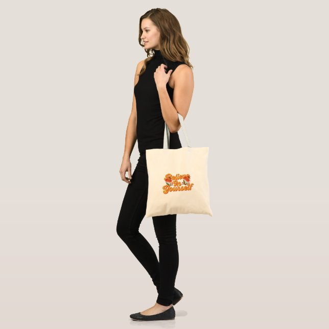 Brawn Orange glaubt an sich selbst Tote Tasche (Vorderseite (Model))