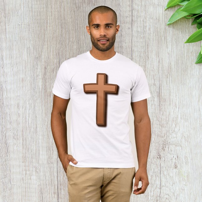 Brawn Religious Cross Mens T - Shirt (Von Creator hochgeladen)