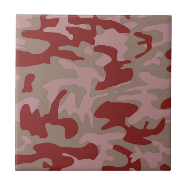 Brawn Rust Camouflage Camouflage Fliese (Vorderseite)