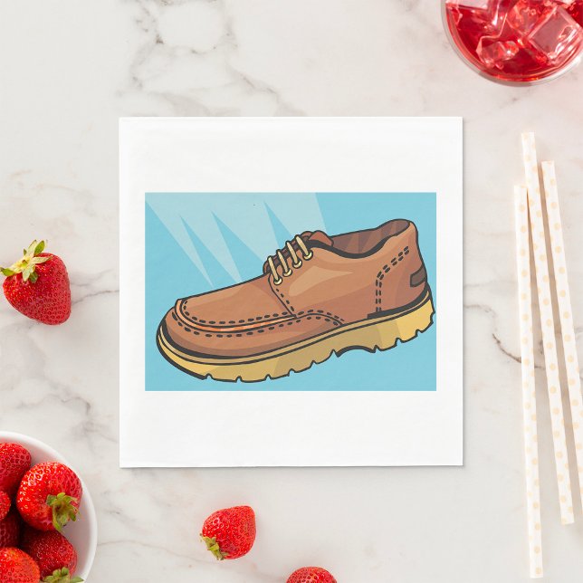 Brawn Shoe Footwear Napkins Serviette (Von Creator hochgeladen)