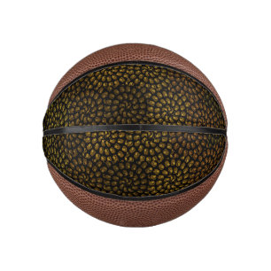 Brawn Spiral Lion Heads Muster, Mini Basketball