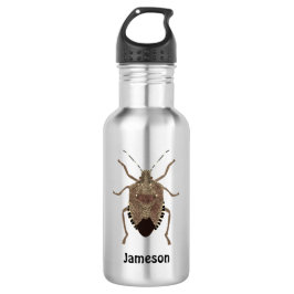 Brawn Stink Bug Illustration Personalisiert Edelstahlflasche