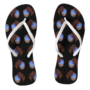 Brawn Thirsty Guinea Pig Pattern, Flip Flops