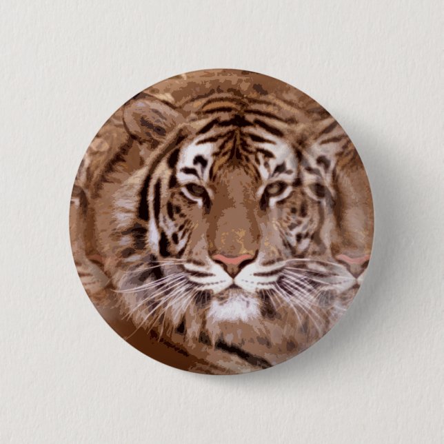 Brawn Tones Tiger Face Button (Vorderseite)