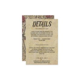 Brawn Vintag Classic Wedding Begleitkarte